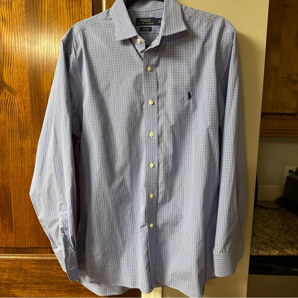 Polo by Ralph Lauren Men's Plaid Dress Shirt